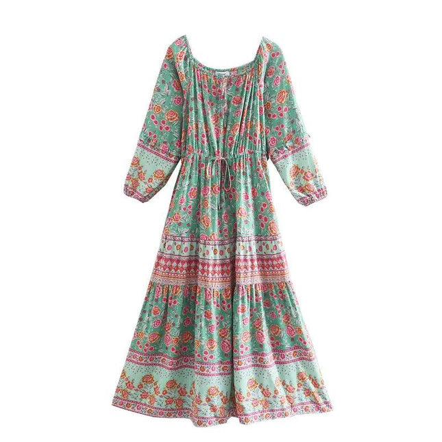 Floral Print Maxi Dress