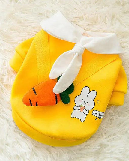 Cartoon Dog Clothes Cute Bow Tie Satchel Pet Clothing for Small Dogs