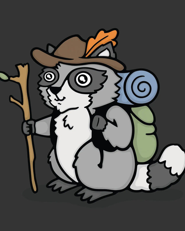 Hiker Raccoon Shirt
