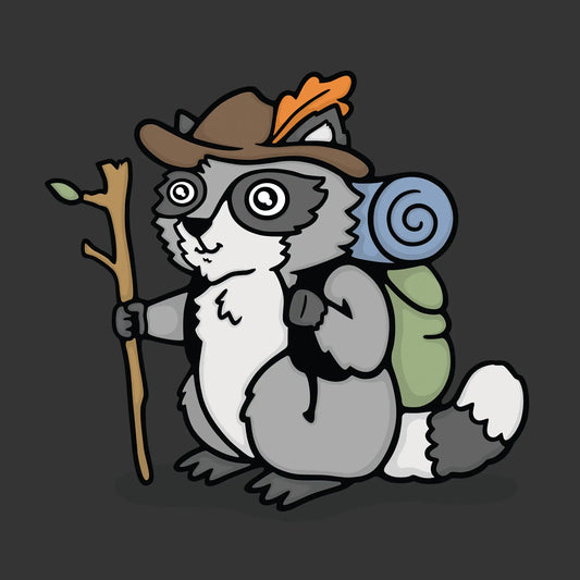 Hiker Raccoon Shirt