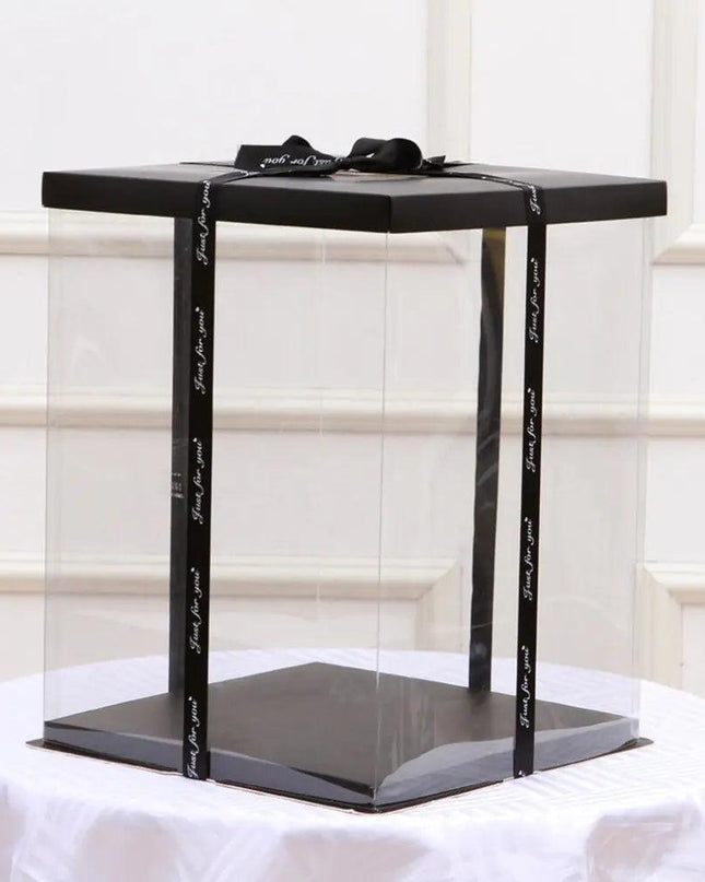 Transparent Empty Gift Box