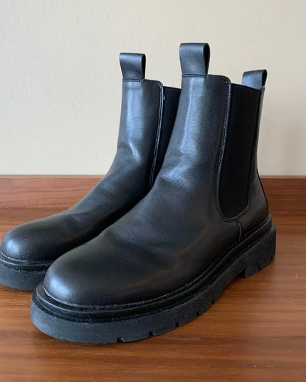 Men's High-Top Thick-Soled Martin Boots for Every Look