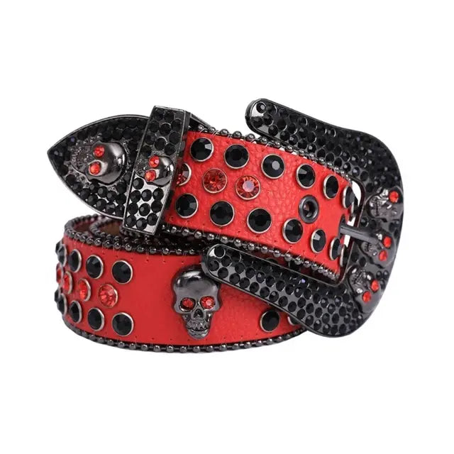 Gothic Skull Buckle Waist Belt