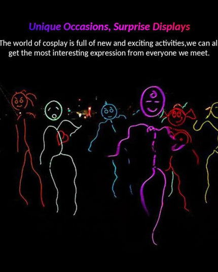 Neon LED Light Glow EL Wire String Strip Rope Tube Decor Car Party + Controller