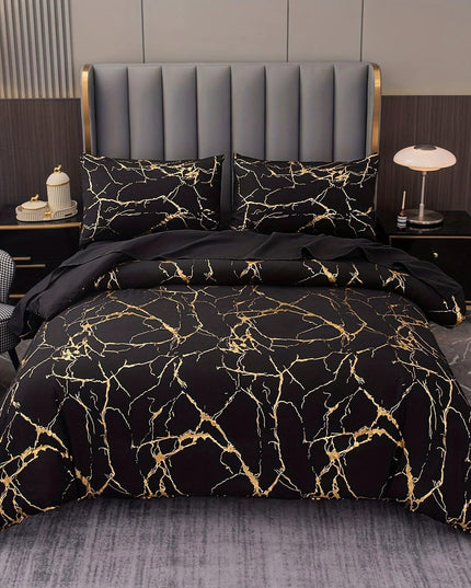 Three-piece Gilding Quilt Cover