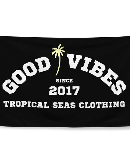 Beachy Good Vibes Flag