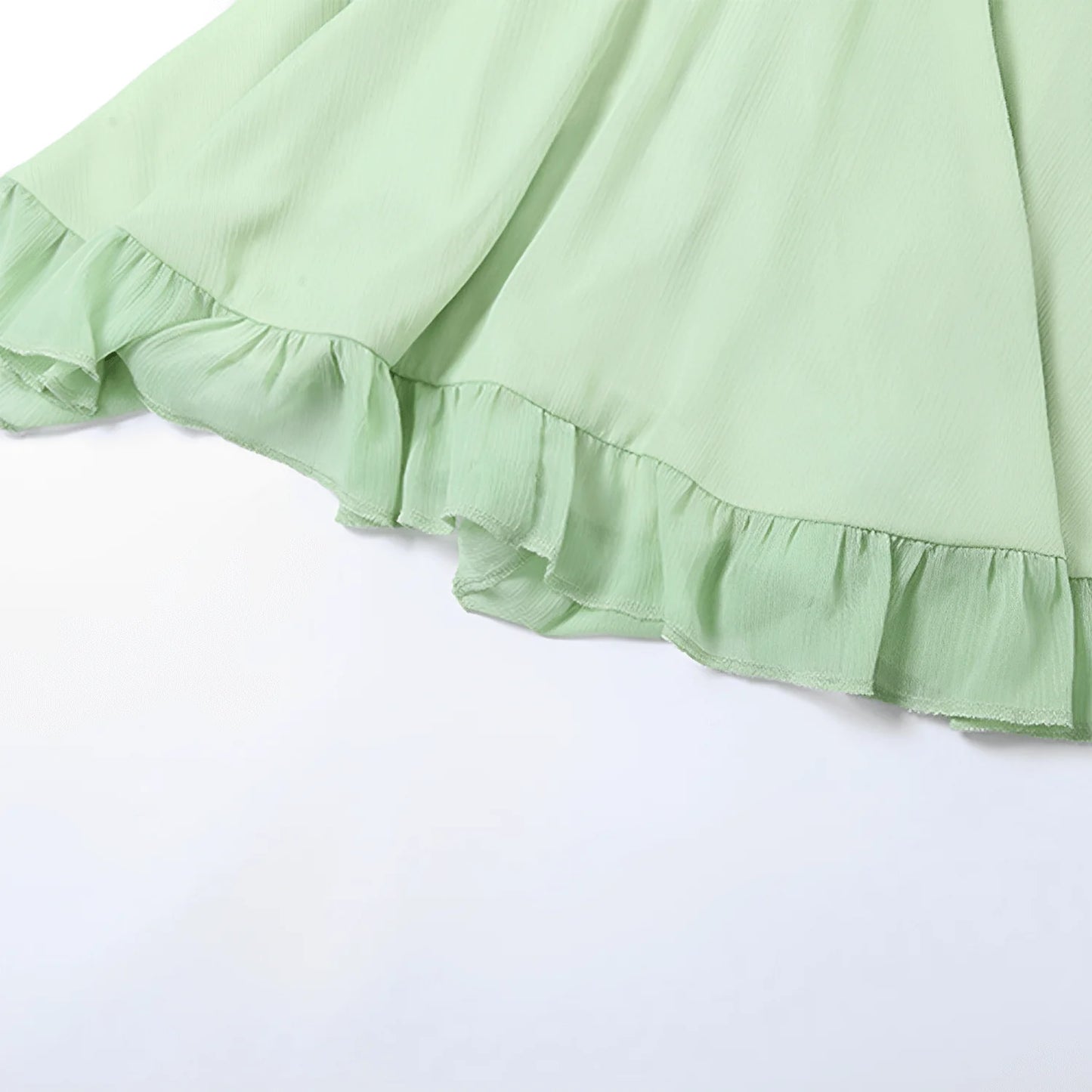 French Green Dress