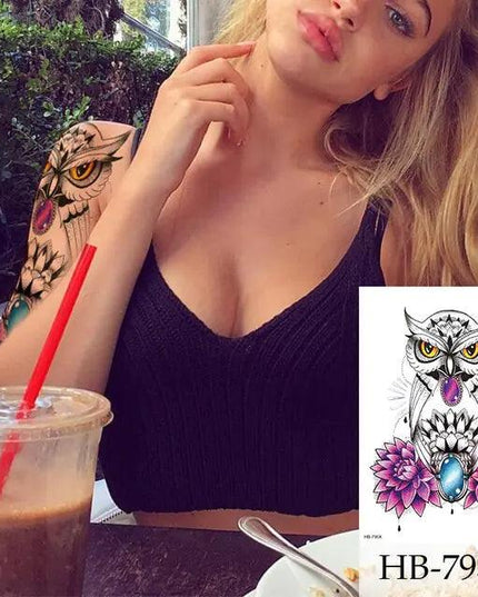 Colorful Mandalas With Animal Tattoo