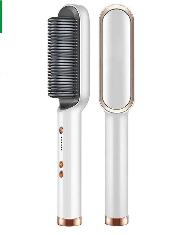 Electric Heat Comb Straightener Curler