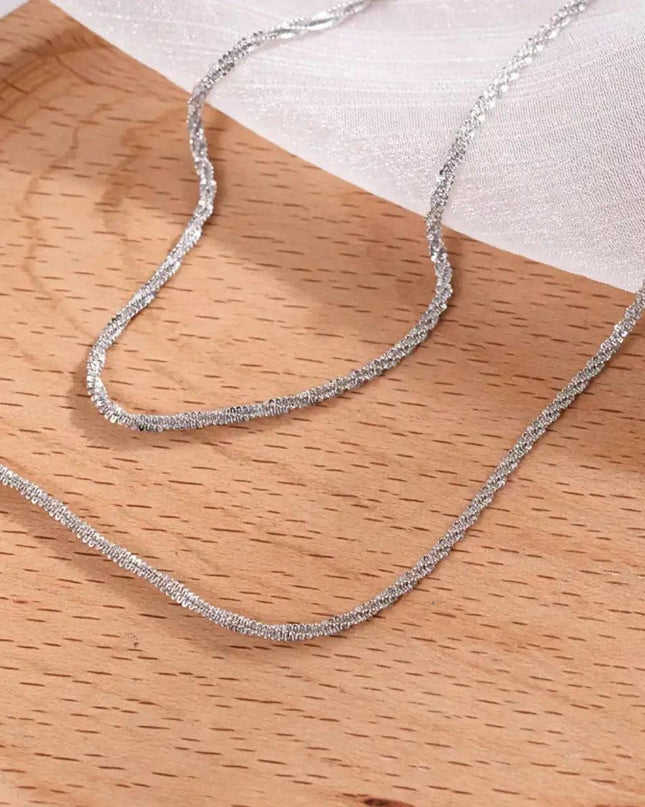 Sparkling Clavicle Chain Choker
