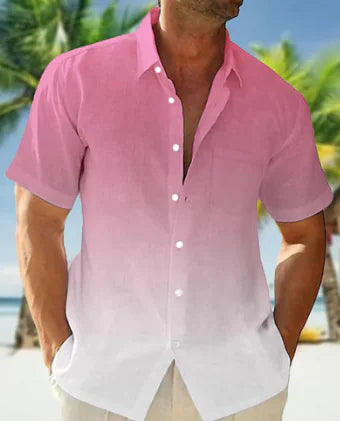 Trendy Hawaiian Short-Sleeved