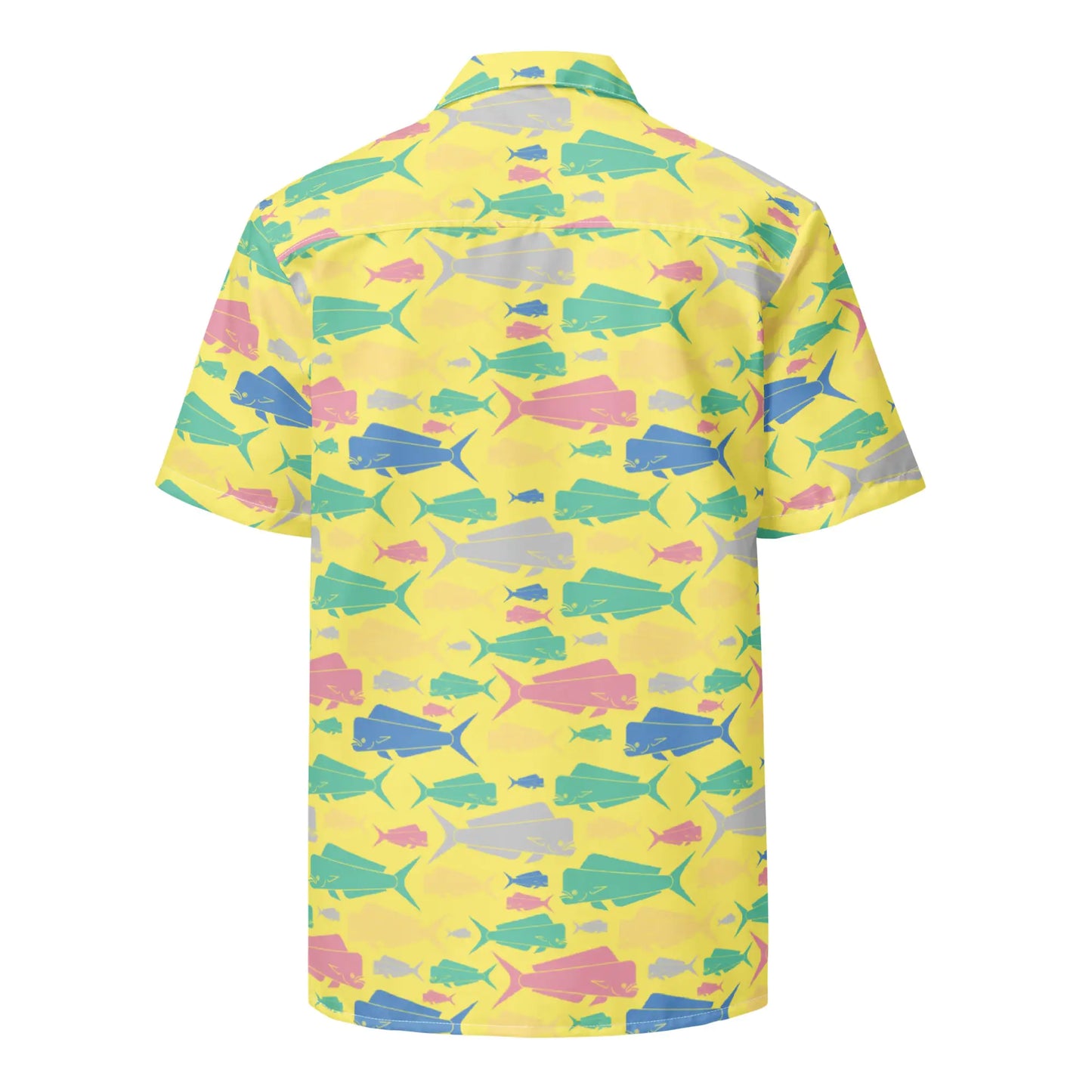 Dorado Fish Island Button Down Hawaiian Shirt - Coastal Summer 2024 Collection