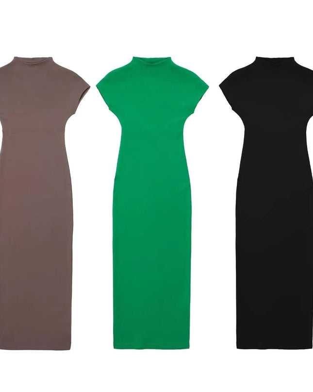 Long Simple Spring Dress