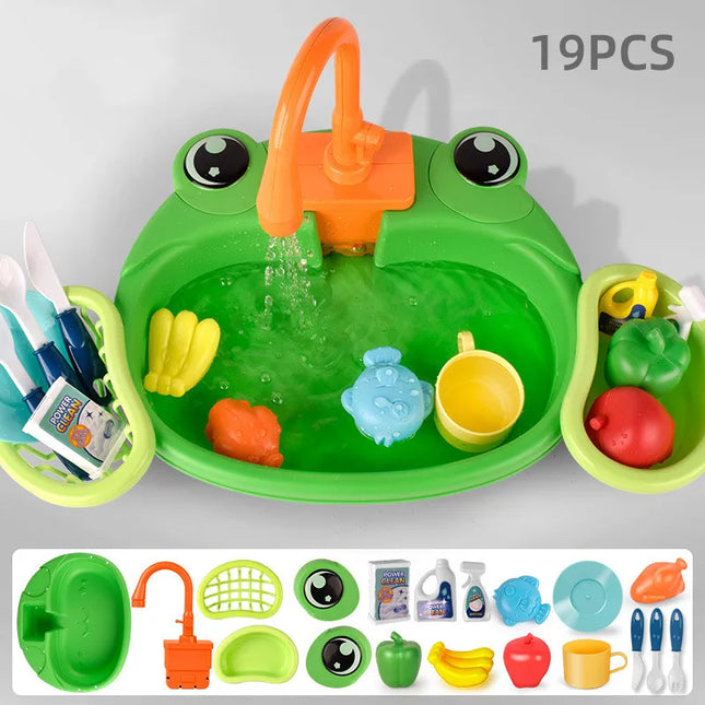 Stylish Vegetable Basin Cycle Washbasin Play Set