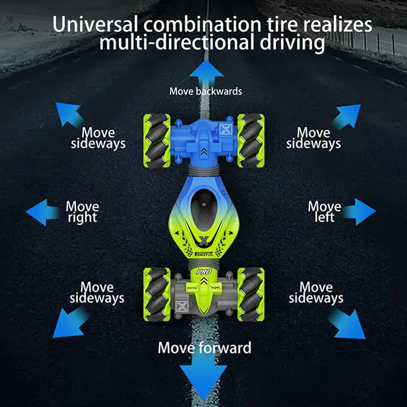 RC Watch Gesture Rotation Stunt Car