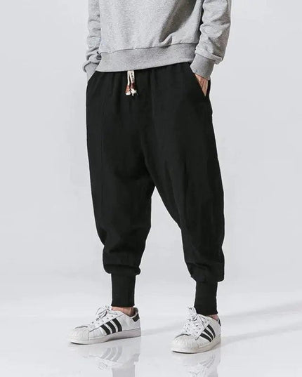 Cotton Linen Harem Pants