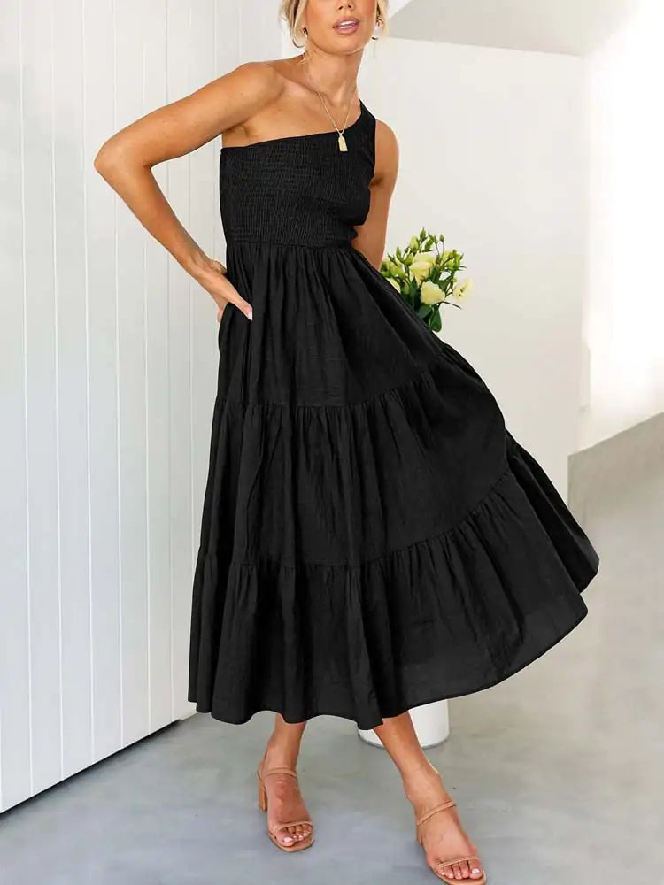 Casual Party Robe Sundress A-line Dress