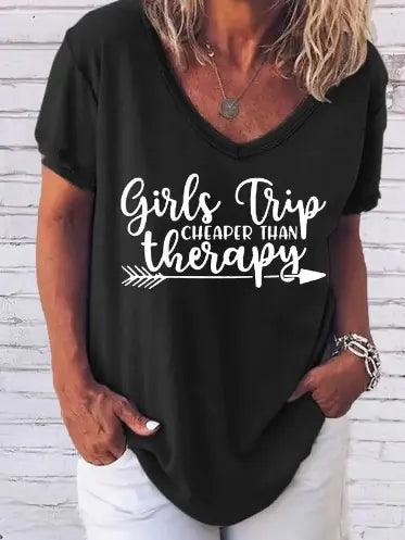 Girl's Trip Therapy Tee