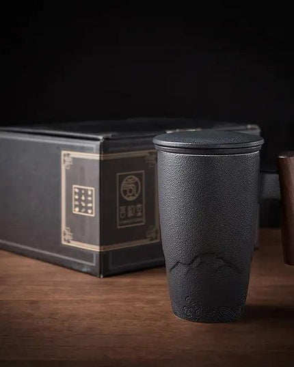 Retro Ceramic Coffee Mug Set