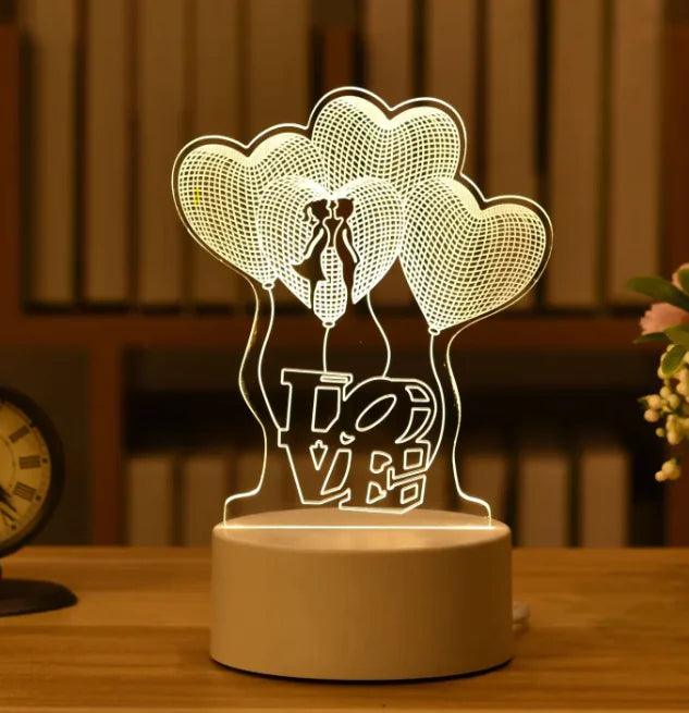 GlowCharm 3D Night Light