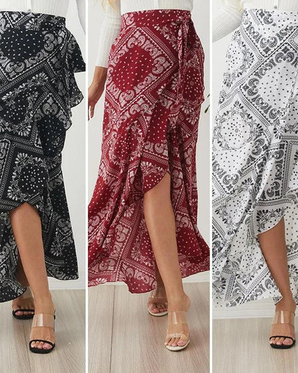 Casual Loose Ruffles Skirt