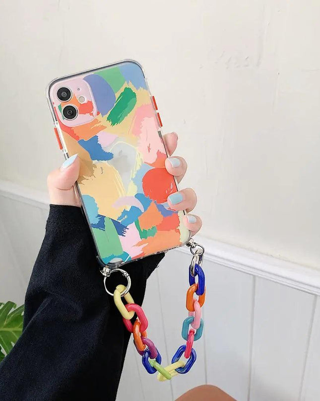 Abstract Art Chain Case