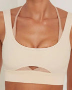 Khaki Sports Bra / Large