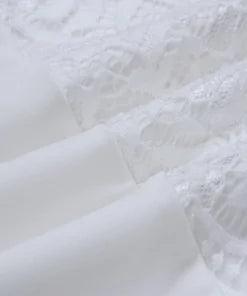 White Lace Midi Dress