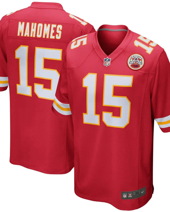 Kansas City Chiefs Patrick Mahomes Red Game Jersey