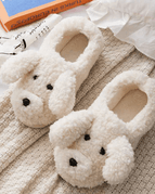 puppy white slip-on / 38-39(fit for 37-38)