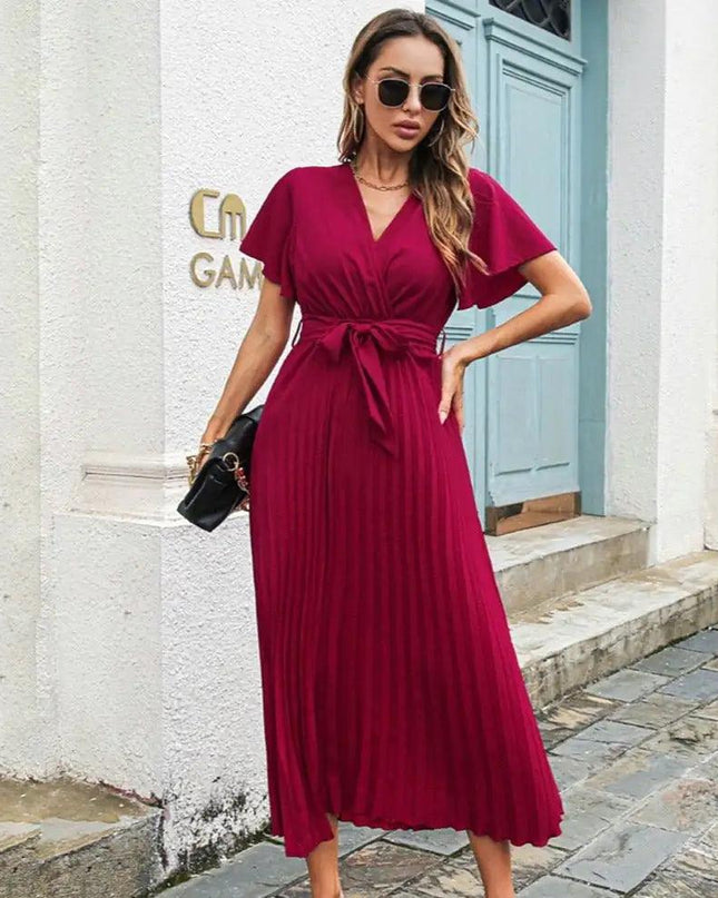 Midi Pleated Diana Dress