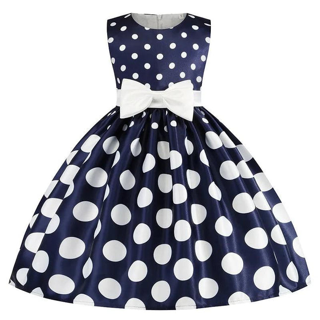 Polkadot Satin Dress