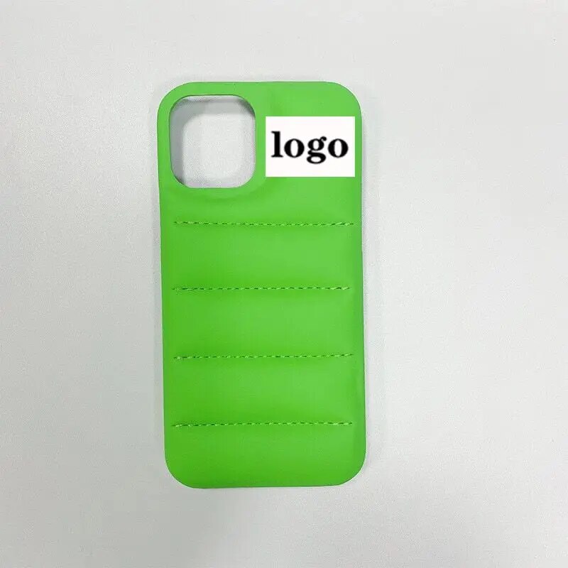 Custom Down Jacket Puffer Phone Case For Iphone