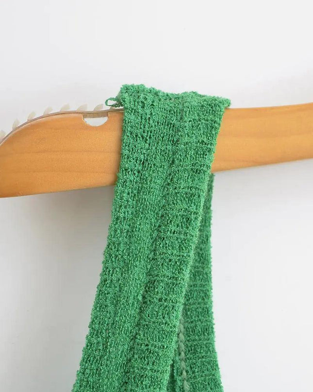 Tiered Tassel Knit Dress