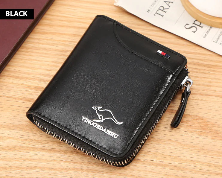 Men's "RFID" Blocking Leather Wallet "Waterproof"