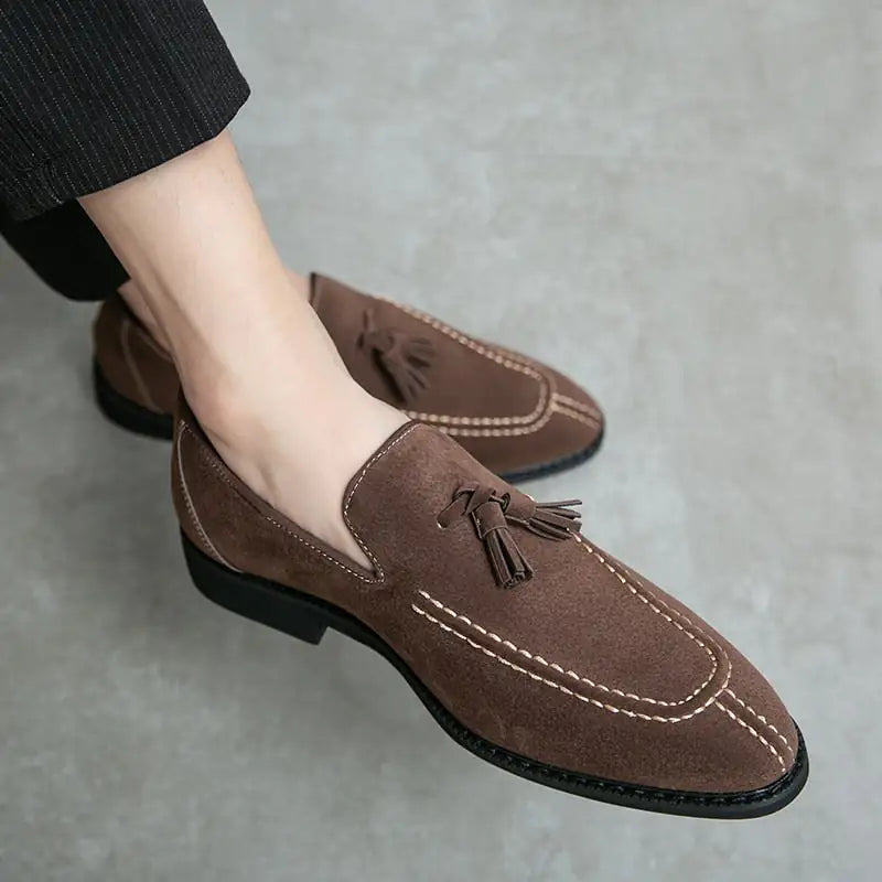 Tassel Leather Loafers