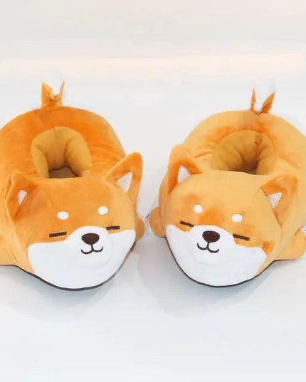 Puppy Home Plush Slippers