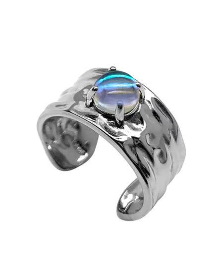 Moonstone Adjustable Ring