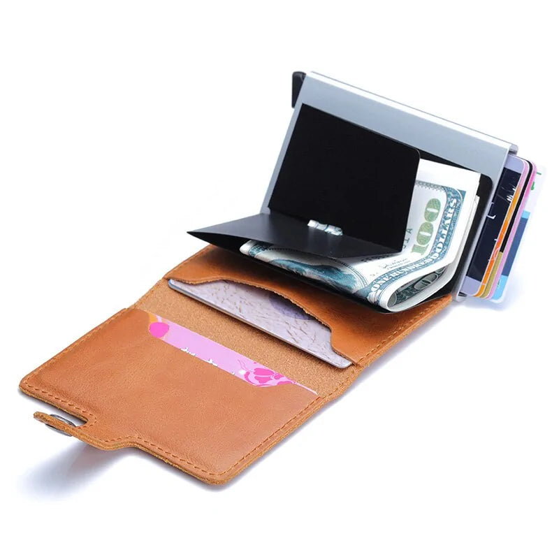 RFID Blocking Wallet ID Card Holder