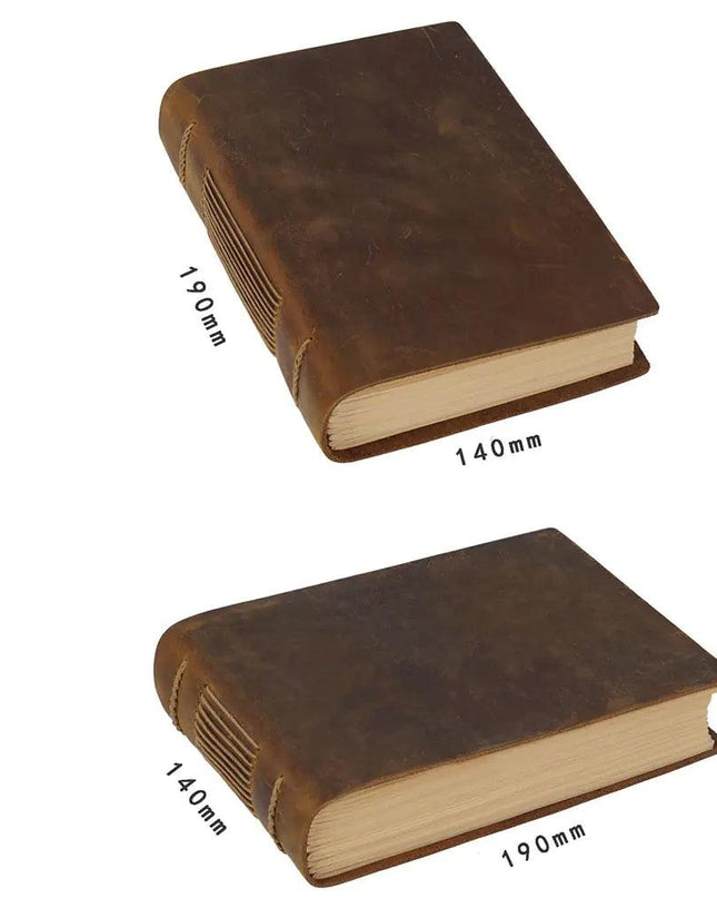 Sketch Organizer Retro Leather Notepad