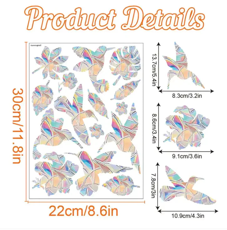 Rainbow Prism Suncatcher Sticker