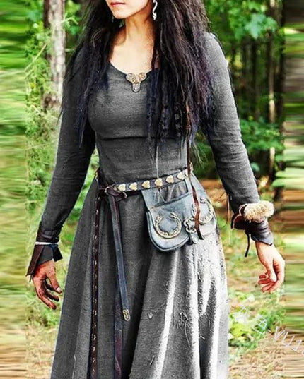 Medieval Long Sleeve Dress