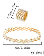 Golden Colorful Crystals