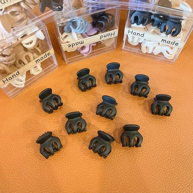 Luxury Matte Plastic Mini Hair Claws