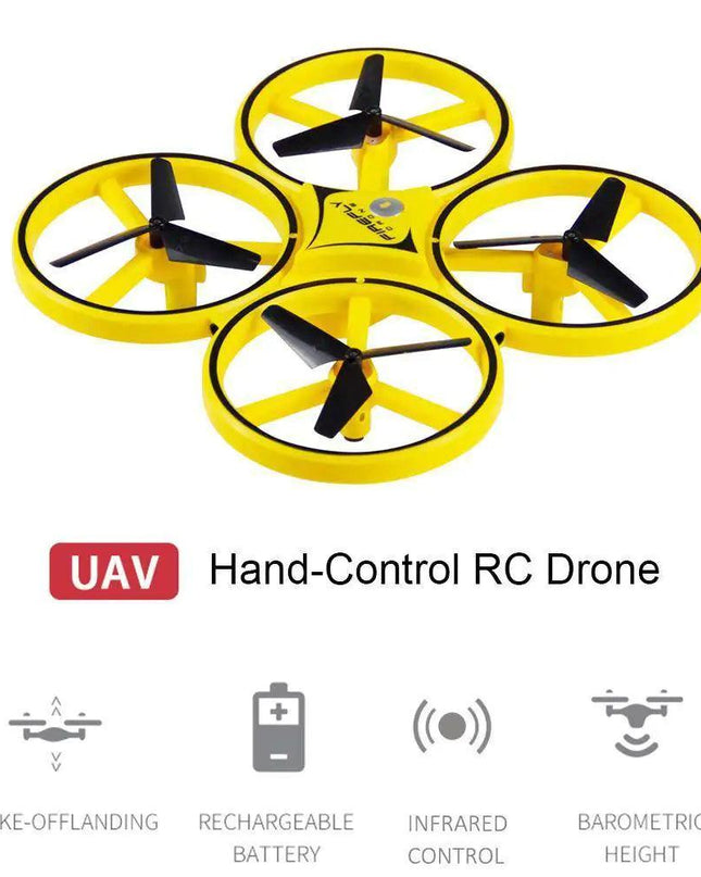 Dazzling Mini Helicopter UFO RC Drone Toy