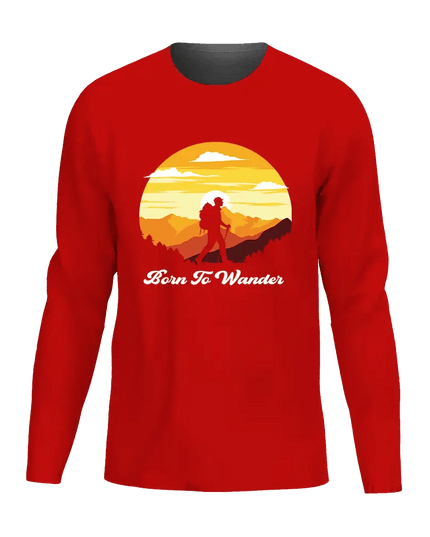 Born To Wander Men Long Sleeve Shirt