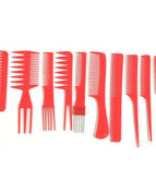 Red / 10 Pieces Set Comb
