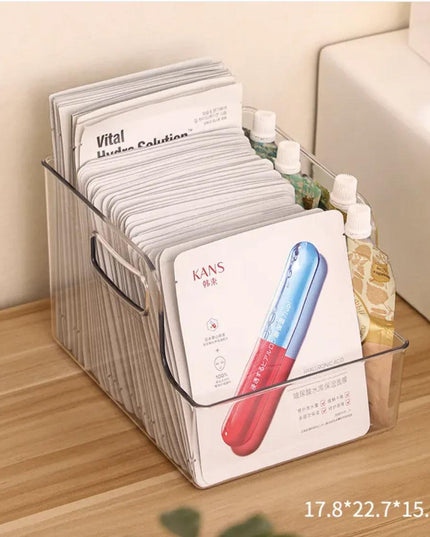Desk Drawer Mask Storage Box Toilet Cosmetic Acrylic Organizer Rack