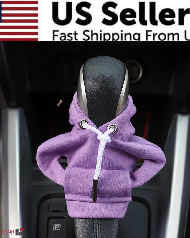 Car Gear Shift Cover Mini Hoodie Gear Shift Cover for Car Shifter Interior Trim