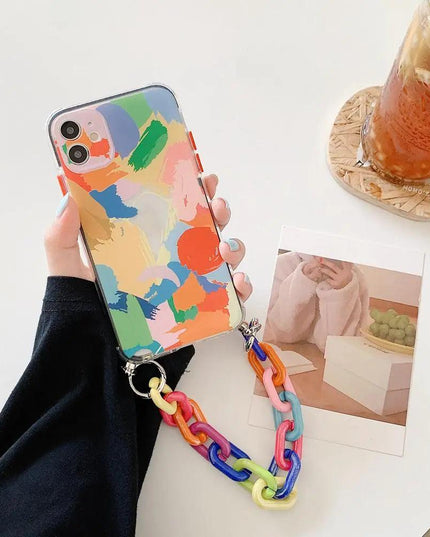 Abstract Art Chain Case